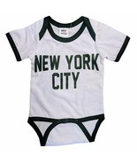 NYC FACTORY New York City Baby Bodysuit Ringer Shirt Screen Printed Lenn... - £10.37 GBP+