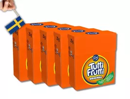 5 Packs of Fazer Tutti Frutti Original sugar free Vegan candy, 25g (0.88... - $6.93