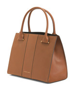 NWT ETIENNE AIGNER BROWN LEATHER LARGE CAREER TOTE BAG $328 - £203.50 GBP