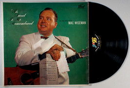 Mac Wiseman - &#39;Tis Sweet to Be Remembered (1957) Vinyl LP •PLAY-GRADED•  - £13.65 GBP