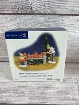 Dept 56 #55117 Village Lighting The Jack-O&#39;-Lanterns Lights Up Works 3 Piece Set - £19.84 GBP