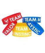 5 Wristbands for price of 1 Team Mystic Valor Instinct Pokemon Go Bracelets - £2.33 GBP