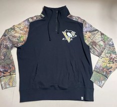 Pittsburgh Penguins ‘47 Brand RealTree Men’s 1/4 Zip Pullover Size L READ - $12.49