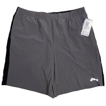 Asics Mens Gray Ply Club Running Shorts Pockets MS0811-9490, Size XL NWT - £14.38 GBP