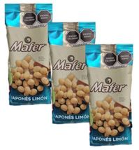 3X MAFER CACAHUATE JAPONES CON LIMON / JAPANESE PEANUTS WITH LIME -3 DE ... - £10.80 GBP