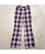 *READ* Vintage 70s Wrangler Made in USA Plaid Pants Trousers Bottoms Fit... - €34,53 EUR