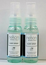 Lot of 2 Nelson J Beverly Hills Surf Spray Big &amp; Sexy Hair 1oz Travel Si... - £7.89 GBP