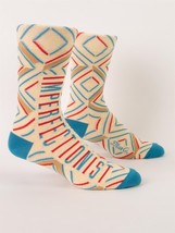 Blue Q Socks - Men&#39;s Crew - Imperfectionist - Size 7-12 - £10.99 GBP
