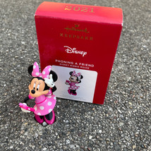 2021 Hallmark Keepsake Disney Minnie Mouse Phoning A Friend Ornament - £10.83 GBP