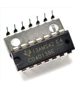 Military Spec CD4013BE Integrated Circuit Dual D-Type Flip Flop DIP14 - $3.45