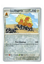 Pokémon TCG Alolan Dugtrio 123/191 - Reverse Holo - Surging Sparks - Unc... - $1.49