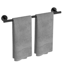 Matte Black Towel Bar, 24-Inch Towel Rack For Bathroom Wall Mounted, Thicken Sus - $33.99