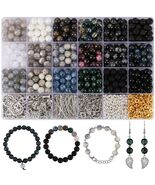 450Pcs Stone Jewelry Making Kit Crystal Stone Beads Bracelet Earring for... - $42.93 CAD