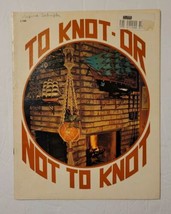 To Knot or Not To Knot Macrame Vintage Pattern Instruction Book Plant Ha... - $15.99