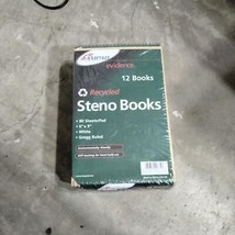 12 STENO BOOKS Ampad Recycled 80 sheets/book 6x9 Gregg Ruled NEW 25-774 - £47.54 GBP