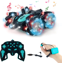 Gift for Kid, Gesture Sensing RC Stunt Car,360°Spins Double Sided Hand C... - £43.14 GBP