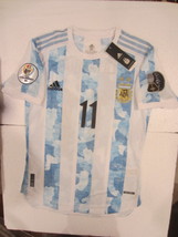 Angel Di Maria Argentina Copa America Match Slim Home Soccer Jersey 2020-2021 - £87.00 GBP