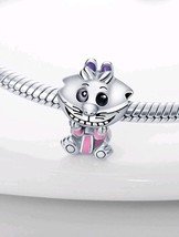 Disney simil pandora charms,Disney charm for pandora, Cheshire Cat charm... - $19.00