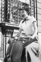Roman Holiday Audrey Hepburn riding Vespa scooter Italy 24x36 Poster - £22.82 GBP