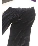 Boohoo Man Black Suede Pants 36L Nwt - $22.00