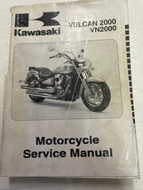 2004 Kawasaki VN2000-A1 Vulcan Motorcycle Service Shop Manual 99924-1320-01 OEM - £70.76 GBP