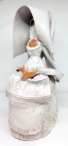 Vtg Signed EMILIA PALOMBA Sardinia Woman 11&quot; Sculpture Italy Modernist Pottery - £184.17 GBP
