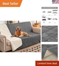 Waterproof Dog Bed Cover Pet Blanket with Anti-Slip Back for Furniture B... - $47.00