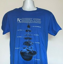 KC Kansas City Cheesy Corn Brisket Acho Baseball Helmet Pepsi T Shirt Men Medium - £17.01 GBP
