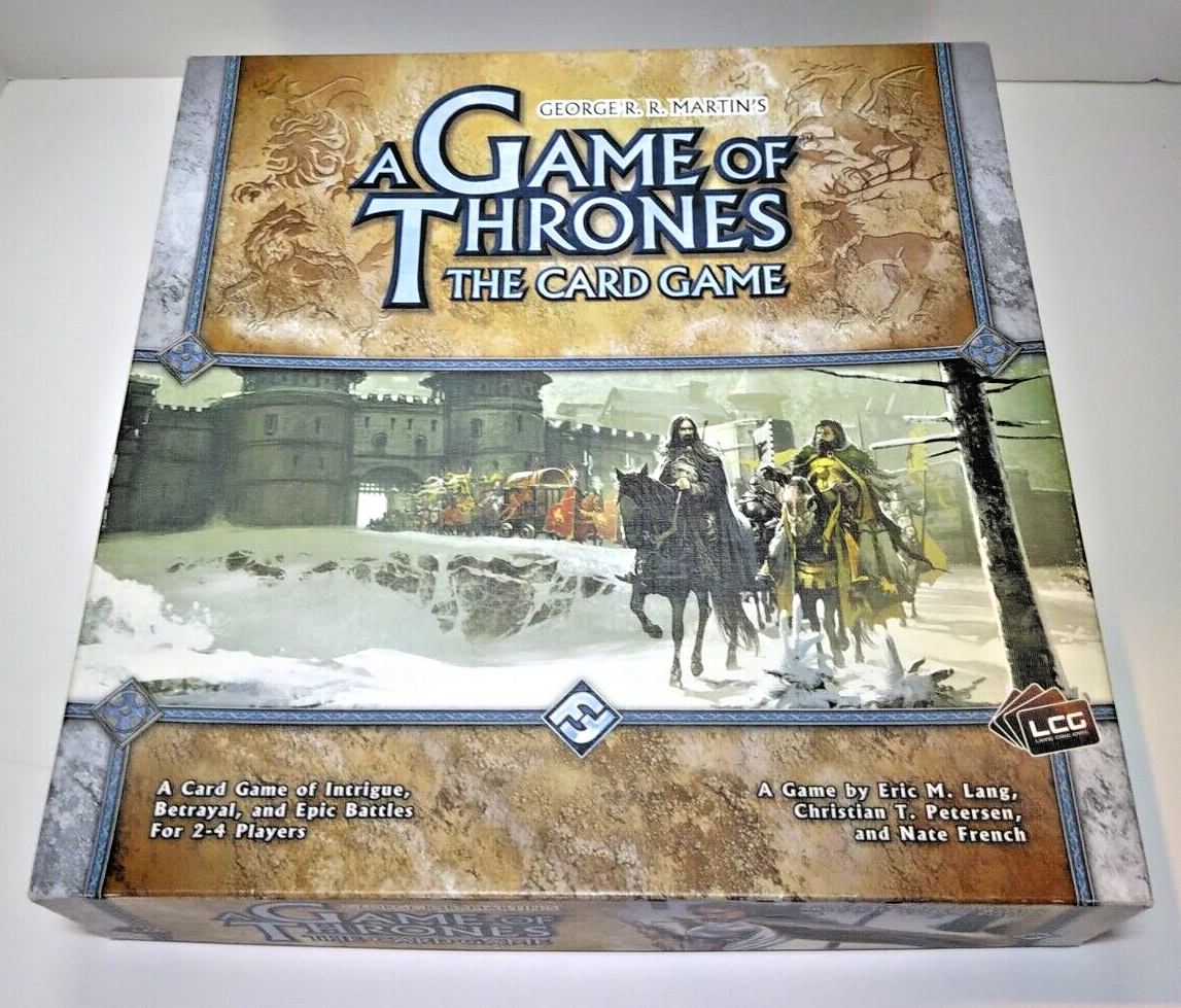 A Game Of Thrones A Card Game George R R Martin 2nd Edition 2008 Fantasy Flight - $19.63