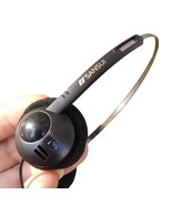 Vintage SANSUI stereo Headphones  -3.5mm -Black - $36.29 CAD