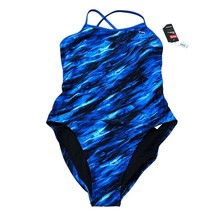 TYR Durafast Elite® Women&#39;s Trinityfit Swimsuit Vitric 420 Blue Size 32 New - $34.65