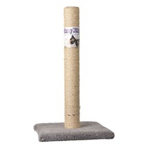 Classy Kitty Cat Sisal Scratching Post 32&quot; High (Assorted Colors) - £133.95 GBP