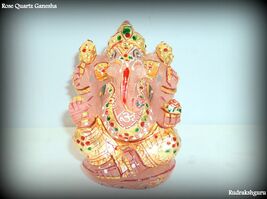 Rose Quarz Ganesha/Ganesha IN Rosé Quarz - €92,58 EUR