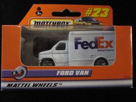An item in the Toys & Hobbies category: Matchbox Fed Ex Ford Delivery Van # 23 (Orange Box Version)