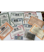 Lot of 3 1940s Stock Certificates ERIE RAILROAD Company Common Stock &amp; o... - €23,58 EUR