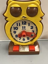 Tomy Owl Answer Clock Great Learning Tool From 1975 Works - £9.73 GBP