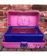 VTG Caboodles Make Up Carrying Case #2620 2-Tiered Mirrored Marbled Pink... - $61.27 CAD