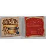 Fresh &amp; Yummy Rubber Stamp D4218 Gingerbread Artist Dianna Marcum Baking... - £197.80 GBP