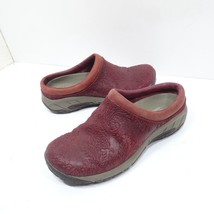 Merrell Encore Frill Burgundy Red Clog Mule Womens Size 6.5 - $26.99