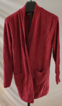 NWOT Matty M Raspberry Red Cardigan Sweater XXL Nylon - £12.45 GBP