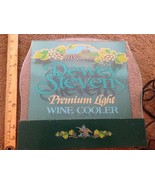 VINTAGE DEWEY STEVENS WINE COOLER SIGN LIGHT. works - $44.54