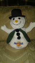 Hard Rock Cafe Cleveland Snowman Plush Christmas Xmas 2001 Herringtons T... - £33.46 GBP