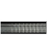 2Metri Basic Arricciatenda Tape Clear 1 Pocket 2 Strings High 3cm Furlanis - $25.93 MXN