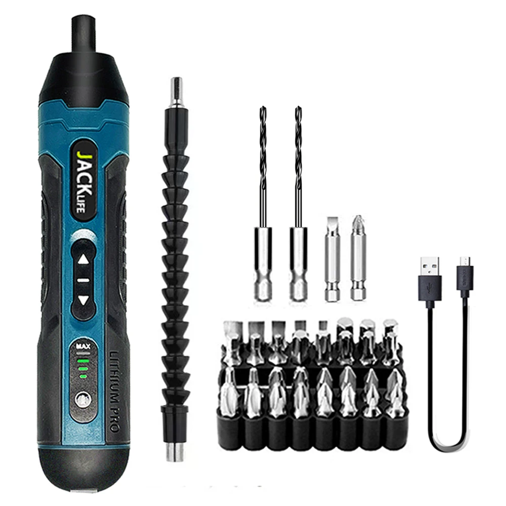 Cordless Electric Screwdriver Rechargeable 1300mah Lithium Battery Mini Drill 3. - £92.42 GBP