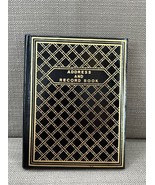 Black Leather Address &amp; Records Book Japan Unused Vintage Gold Design 7.... - $445.49 MXN