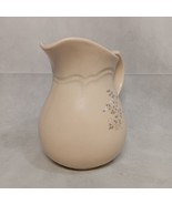 Pzaltzgraff Remembrance 2 Quart Water Pitcher 7.75&quot; Peach Flowers - $18.95