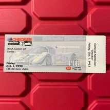 Checker Grand Prix IMSA Camel GT Series Racing Ticket Vintage October 1 1993 - $13.49