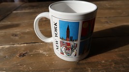 Vintage New York World Trade Center TAXI Landmark Coffee Mug - £18.69 GBP