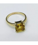 Yellow Sapphire Ring, Yellow sapphire - $83.00