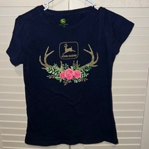 John Deere floral graphic, short sleeve shirt - £12.38 GBP